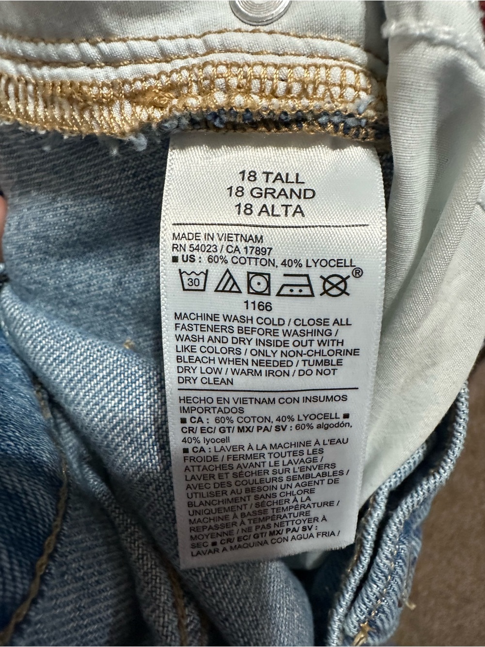 Old Navy high-rise baggy wide leg Jeans - Picture 7 of 7